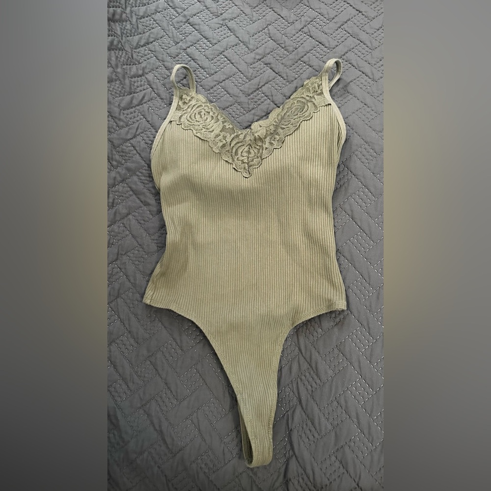 PINK Victoria's Secret Sage Bodysuit